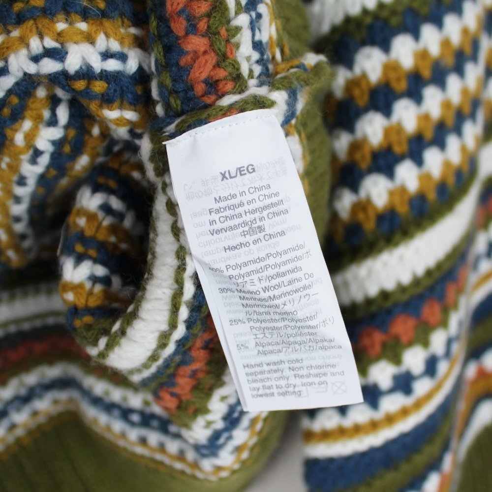 NWT Madewell Beechwood Striped Square Neck Sweater - Picture 8 of 10